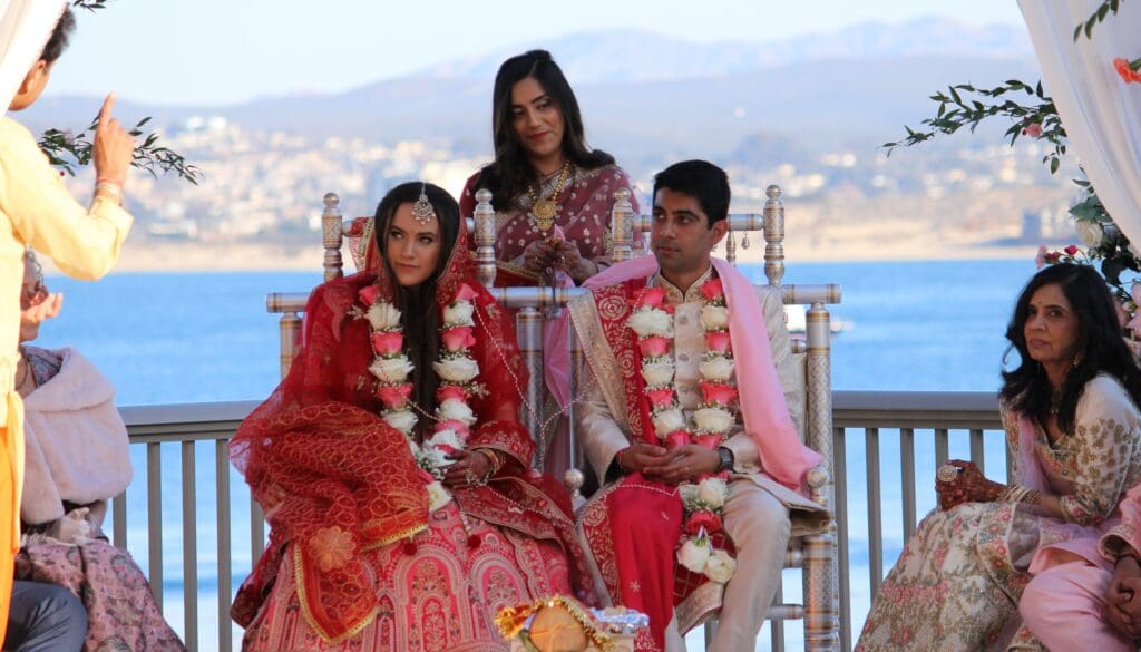 Ashirvaad ceremony | Indian fusion wedding ceremony in Monterey, California