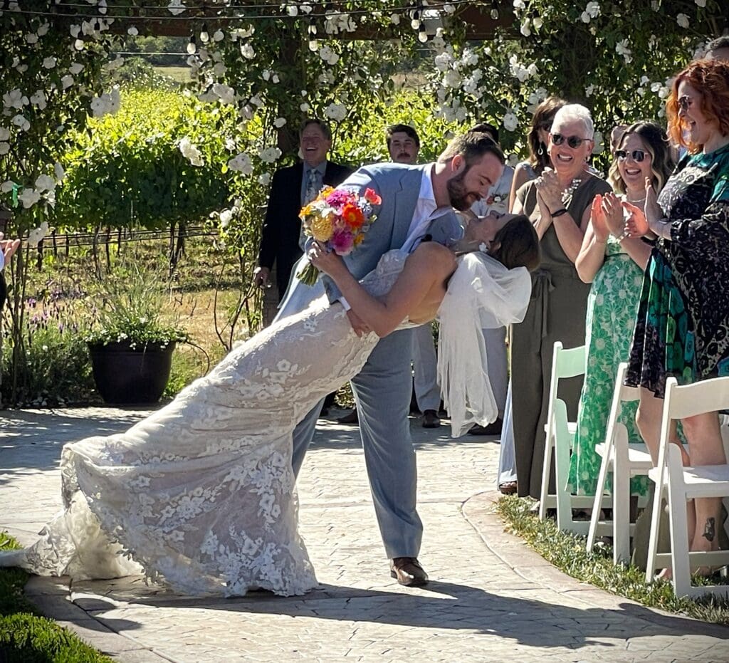 outdoor wedding ceremony | wedding planning | wedding DJs near Santa Cruz, Ca | wedding timeline