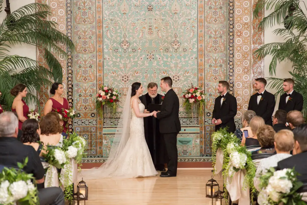 Wedding ceremony in Monterey, California