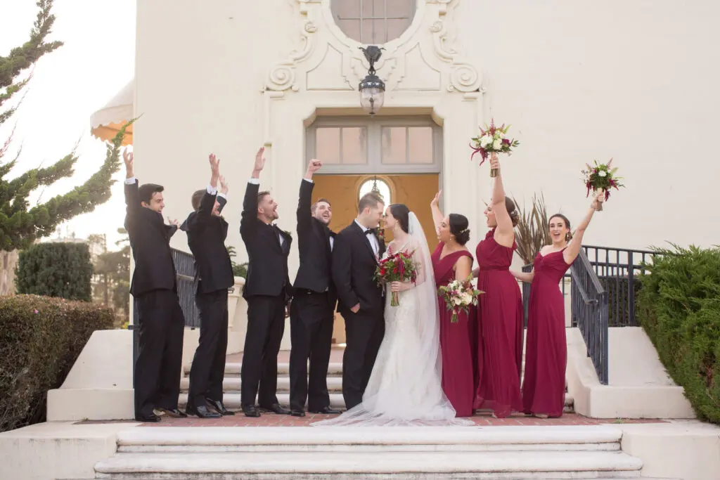 Wedding Party in Monterey, Ca