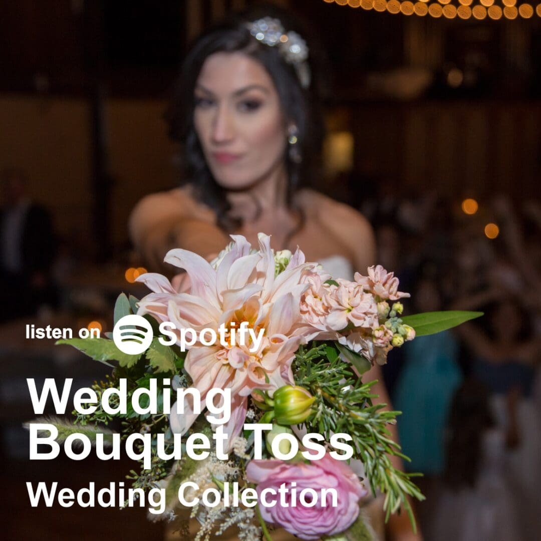 Wedding Bouquet Toss Music playlists on central coast wedding DJ Justin Warwick's website. The best wedding DJ in Carmel-by-the-Sea, California DJ Warwick