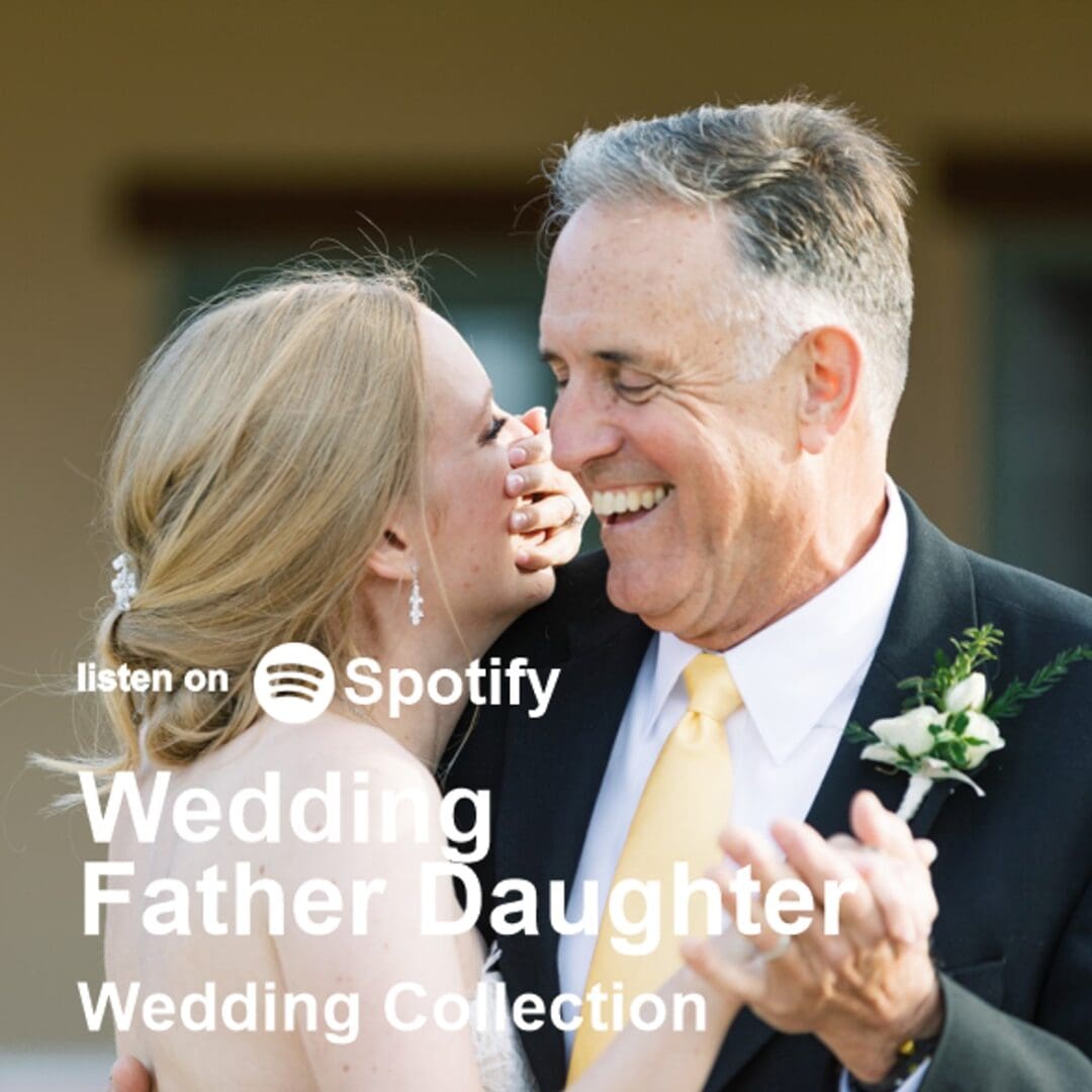 Wedding Father Daughter Dance Music playlists on central coast wedding DJ Justin Warwick's website. The best wedding DJ in Monterey, California DJ Warwick
